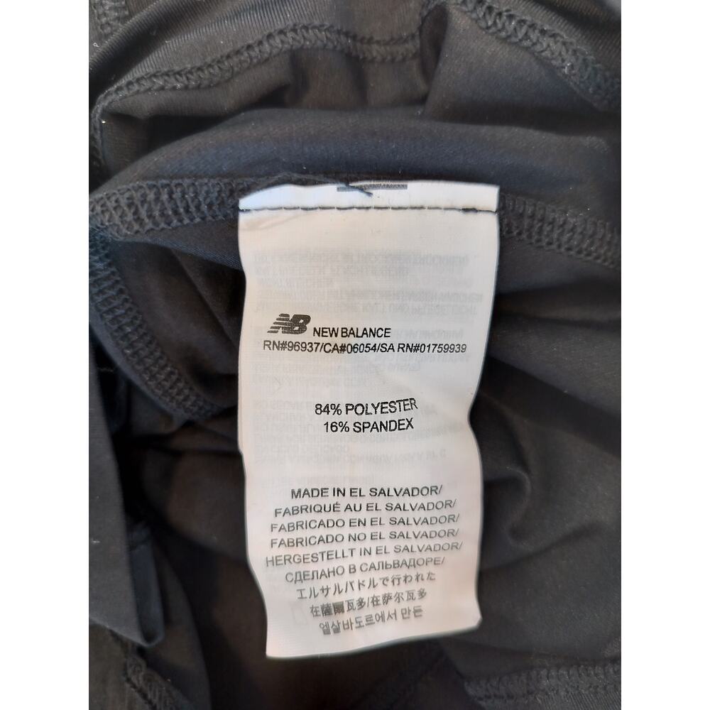New Balance Women’s XXS Black Athletic Tee Short Sleeve Performance Top - Picture 5 of 5